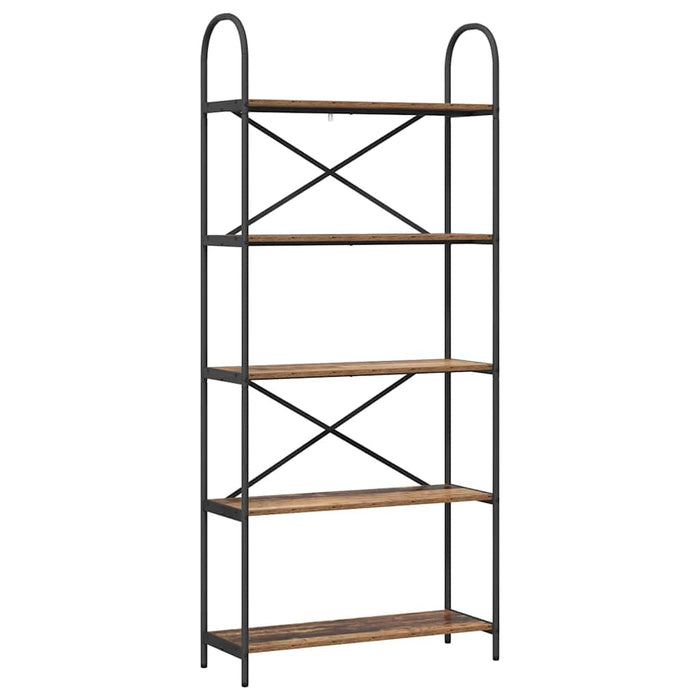 Raft pentru cărți Lemn vechi 80 x 30 x 183 cm Lemn compozit - WALTI WALTI