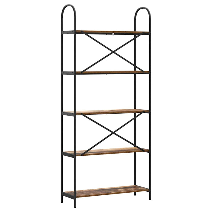 Raft pentru cărți Lemn vechi 80 x 30 x 183 cm Lemn compozit - WALTI WALTI