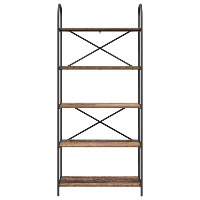 Raft pentru cărți Lemn vechi 80 x 30 x 183 cm Lemn compozit - WALTI WALTI