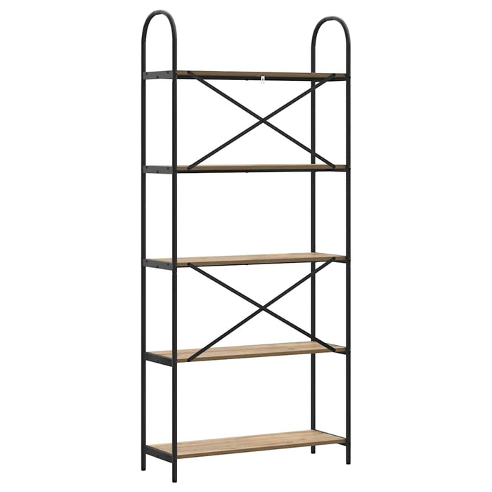 Raft pentru cărți stejar artizanal 80 x 30 x 183 cm - WALTI WALTI