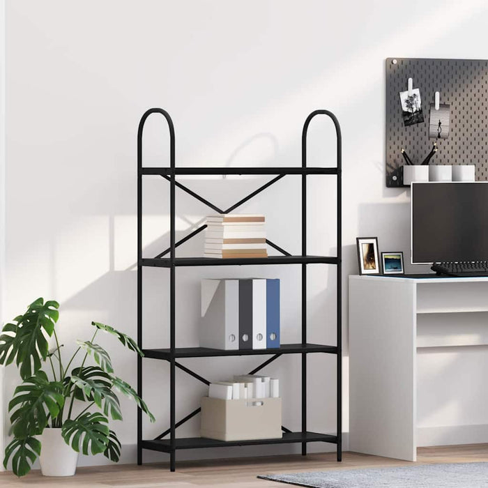 Raft pentru cărți Stejar negru 80 x 30 x 146 cm Lemn compozit - WALTI WALTI