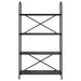 Raft pentru cărți Stejar negru 80 x 30 x 146 cm Lemn compozit - WALTI WALTI