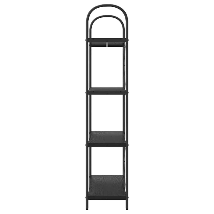 Raft pentru cărți Stejar negru 80 x 30 x 146 cm Lemn compozit - WALTI WALTI