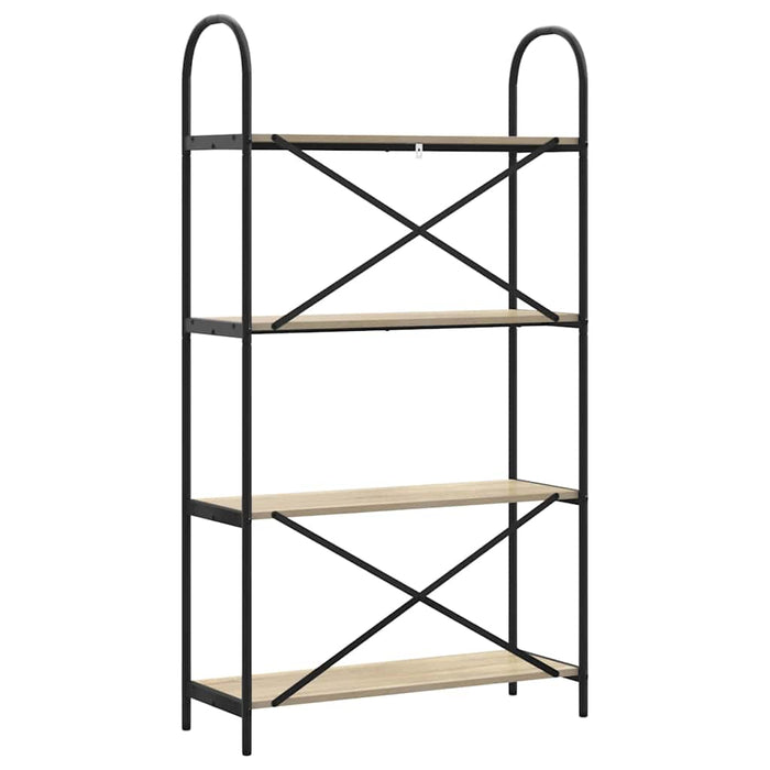 Raft pentru cărți Stejar sonoma 80 x 30 x 146 cm Lemn compozit - WALTI WALTI
