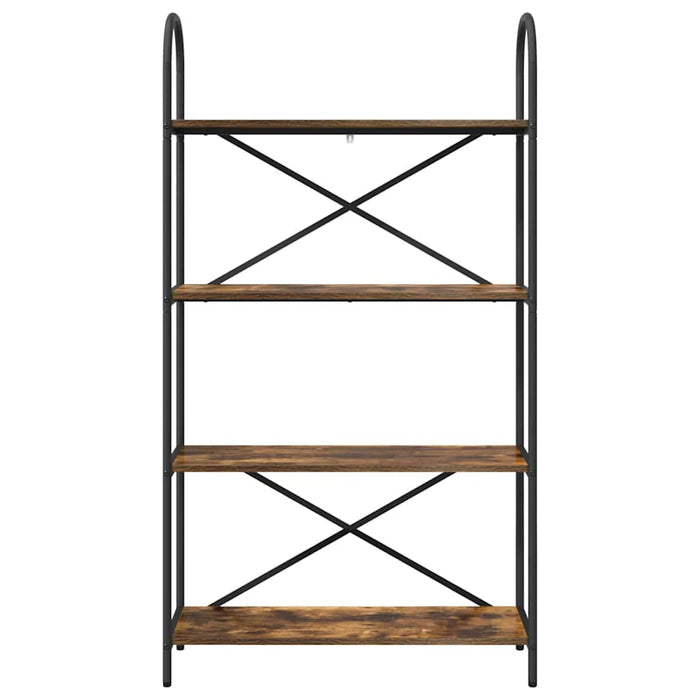 Raft pentru cărți Stejar afumat 80 x 30 x 146 cm Lemn compozit - WALTI WALTI