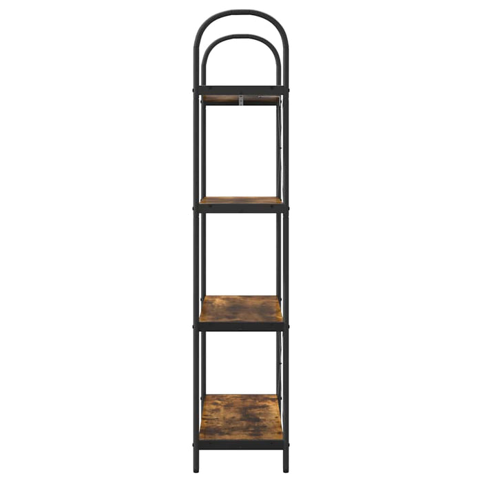 Raft pentru cărți Stejar afumat 80 x 30 x 146 cm Lemn compozit - WALTI WALTI