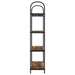 Raft pentru cărți Stejar afumat 80 x 30 x 146 cm Lemn compozit - WALTI WALTI
