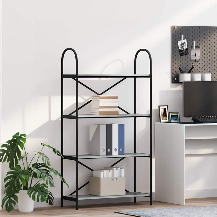 Raft pentru cărți sonoma gri 80 x 30 x 146 cm Lemn compozit - WALTI WALTI