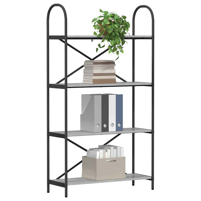 Raft pentru cărți sonoma gri 80 x 30 x 146 cm Lemn compozit - WALTI WALTI