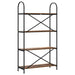 Raft pentru cărți Lemn vechi 80 x 30 x 146 cm Lemn compozit - WALTI WALTI