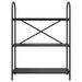 Raft pentru cărți Stejar negru 80 x 30 x 109 cm Lemn compozit - WALTI WALTI
