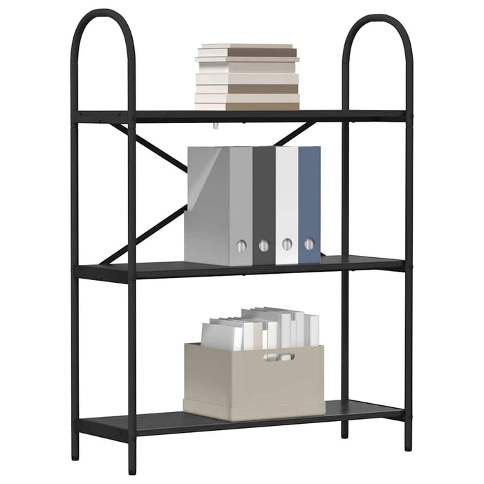 Raft pentru cărți Stejar negru 80 x 30 x 109 cm Lemn compozit - WALTI WALTI
