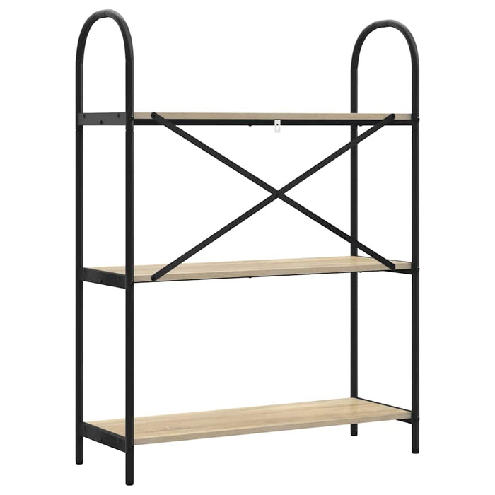 Raft pentru cărți Stejar sonoma 80 x 30 x 109 cm Lemn compozit - WALTI WALTI