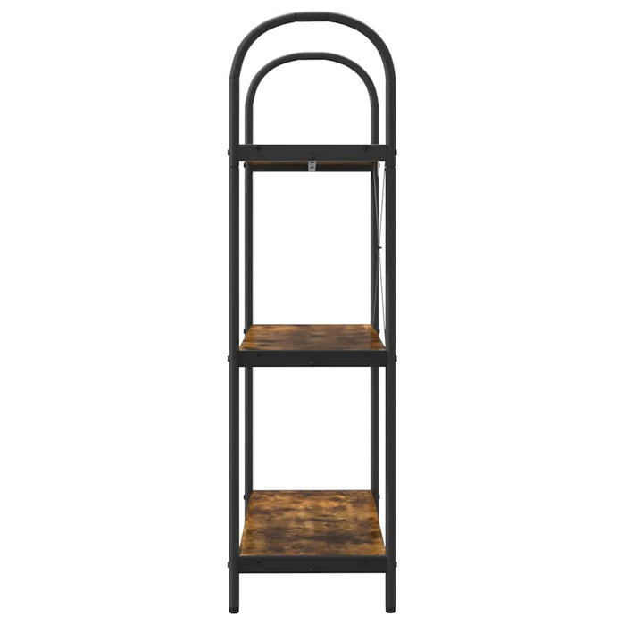 Raft pentru cărți Stejar afumat 80 x 30 x 109 cm Lemn compozit - WALTI WALTI