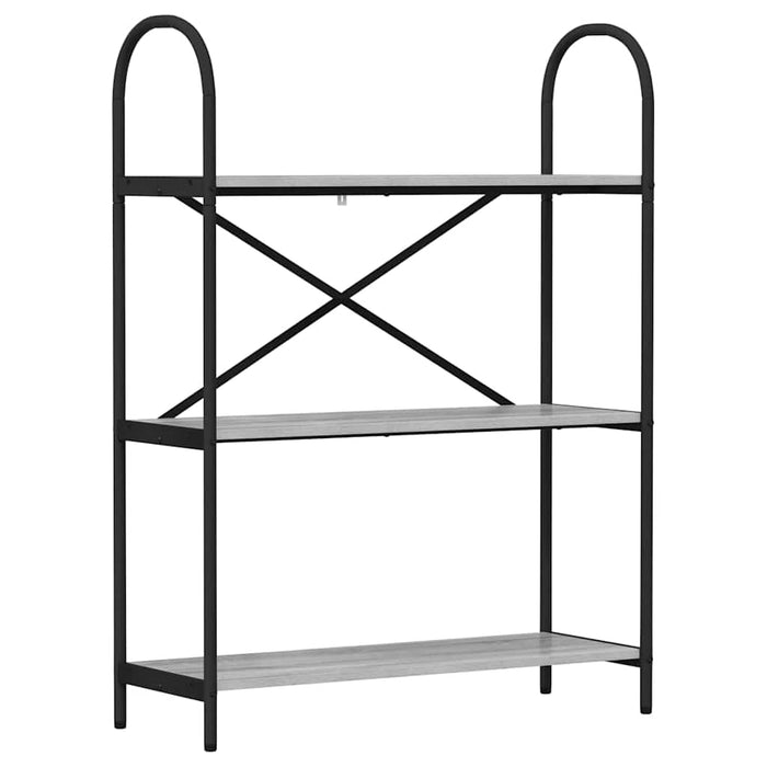 Raft pentru cărți sonoma gri 80 x 30 x 109 cm Lemn compozit - WALTI WALTI