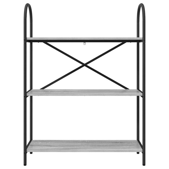 Raft pentru cărți sonoma gri 80 x 30 x 109 cm Lemn compozit - WALTI WALTI