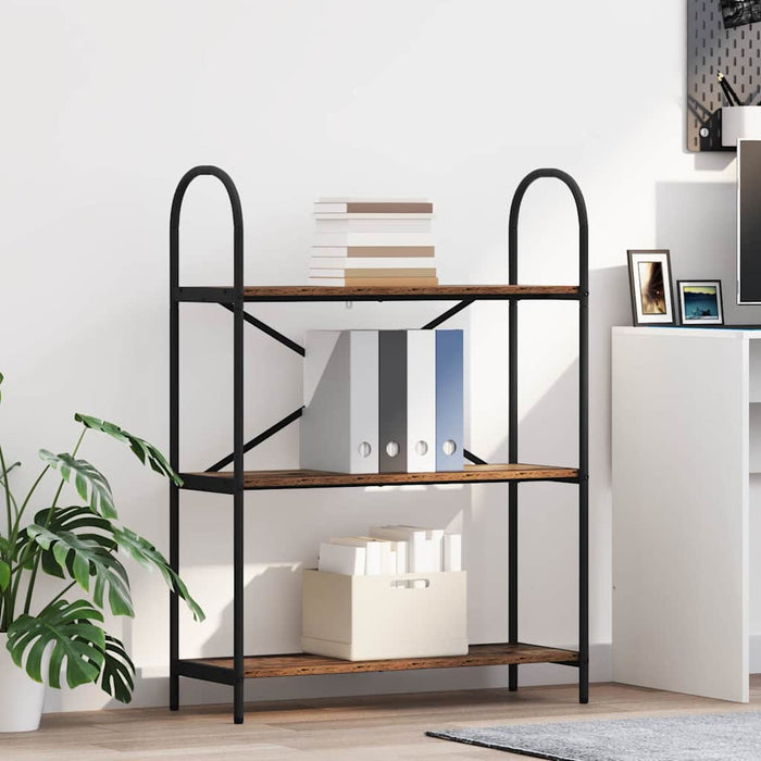Raft pentru cărți Lemn vechi 80 x 30 x 109 cm Lemn compozit - WALTI WALTI