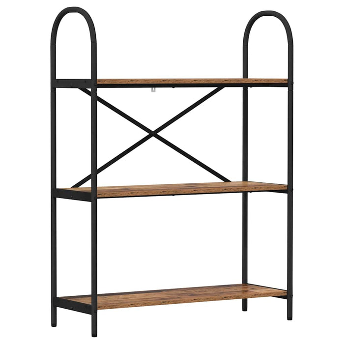 Raft pentru cărți Lemn vechi 80 x 30 x 109 cm Lemn compozit - WALTI WALTI