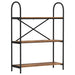 Raft pentru cărți Lemn vechi 80 x 30 x 109 cm Lemn compozit - WALTI WALTI