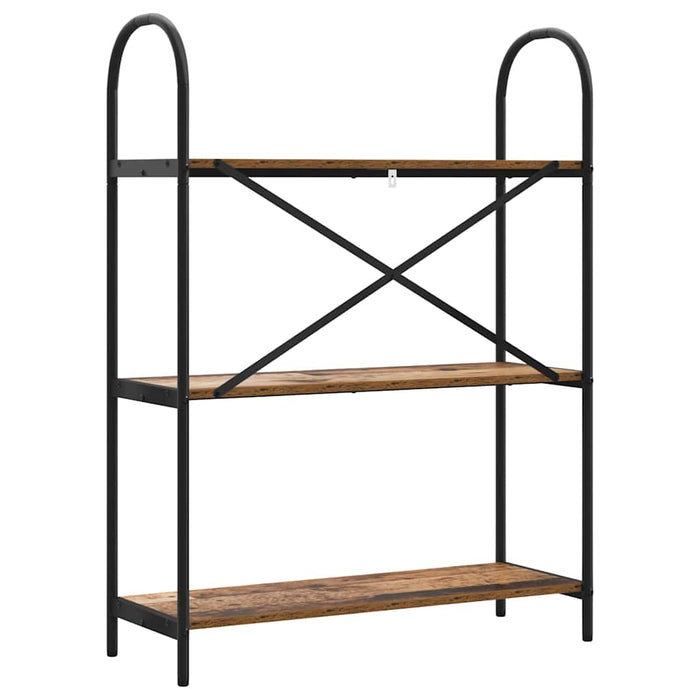 Raft pentru cărți Lemn vechi 80 x 30 x 109 cm Lemn compozit - WALTI WALTI