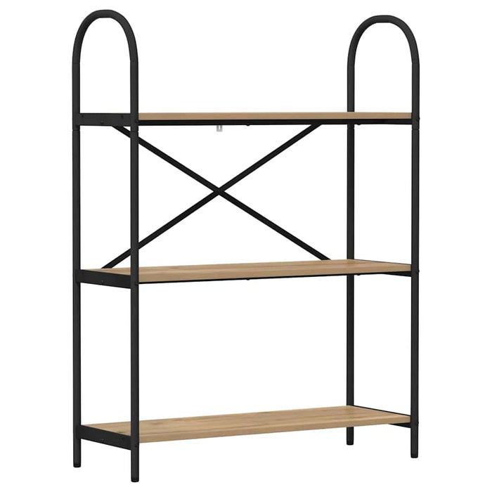 Raft pentru cărți stejar artizanal 80 x 30 x 109 cm - WALTI WALTI