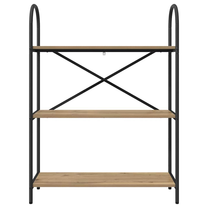 Raft pentru cărți stejar artizanal 80 x 30 x 109 cm - WALTI WALTI