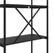 Raft pentru cărți Stejar negru 60 x 30 x 183 cm Lemn compozit - WALTI WALTI