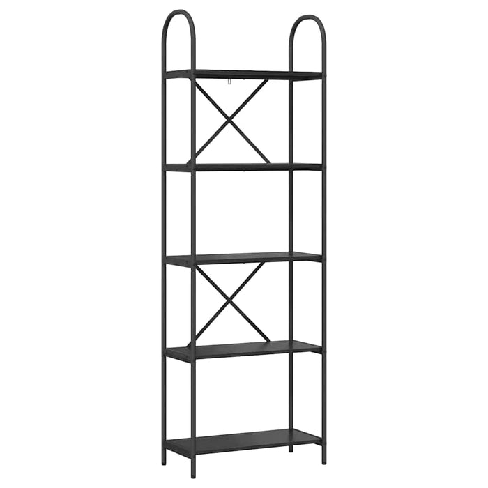Raft pentru cărți Stejar negru 60 x 30 x 183 cm Lemn compozit - WALTI WALTI