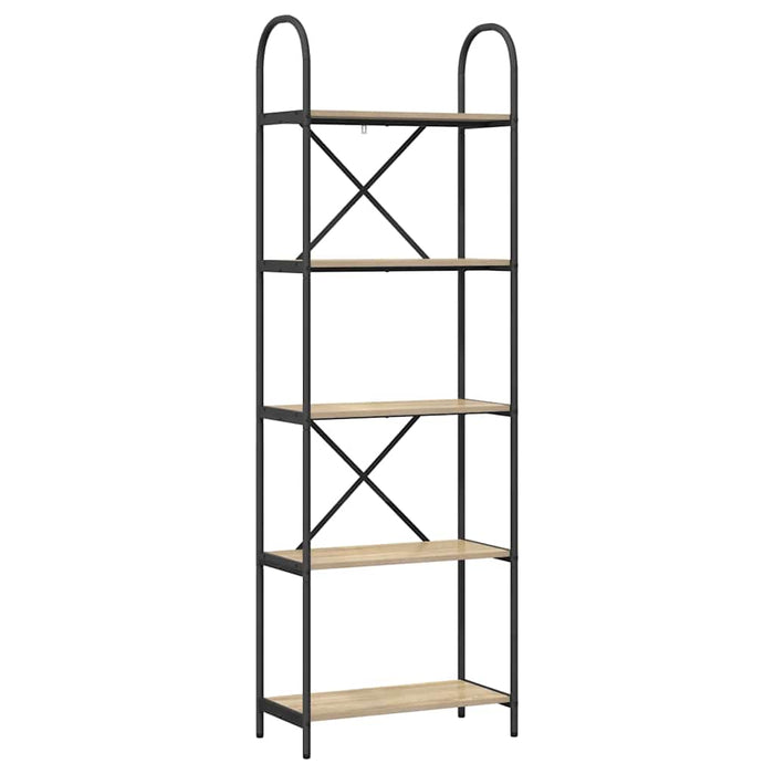 Raft pentru cărți Stejar sonoma 60 x 30 x 183 cm Lemn compozit - WALTI WALTI