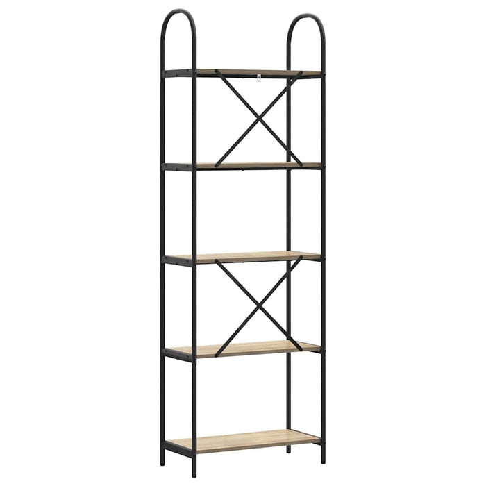 Raft pentru cărți Stejar sonoma 60 x 30 x 183 cm Lemn compozit - WALTI WALTI