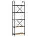 Raft pentru cărți Stejar afumat 60 x 30 x 183 cm Lemn compozit - WALTI WALTI