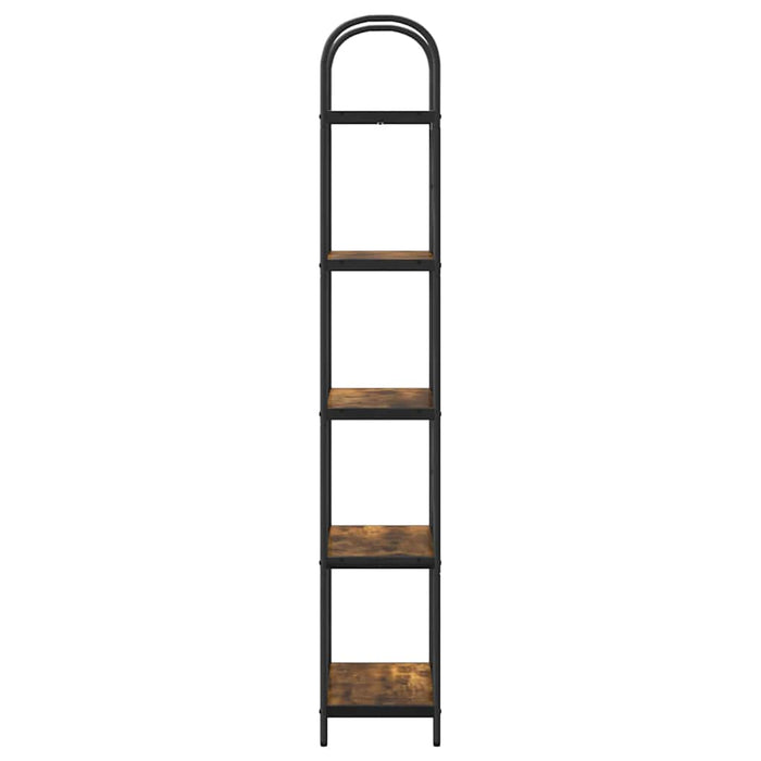 Raft pentru cărți Stejar afumat 60 x 30 x 183 cm Lemn compozit - WALTI WALTI