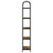 Raft pentru cărți Stejar afumat 60 x 30 x 183 cm Lemn compozit - WALTI WALTI