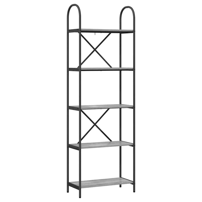 Raft pentru cărți sonoma gri 60 x 30 x 183 cm Lemn compozit - WALTI WALTI