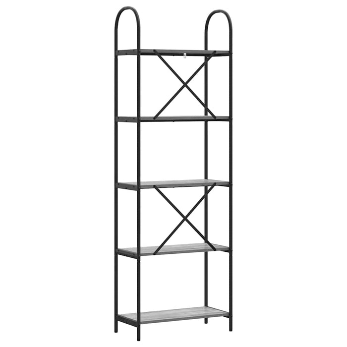Raft pentru cărți sonoma gri 60 x 30 x 183 cm Lemn compozit - WALTI WALTI