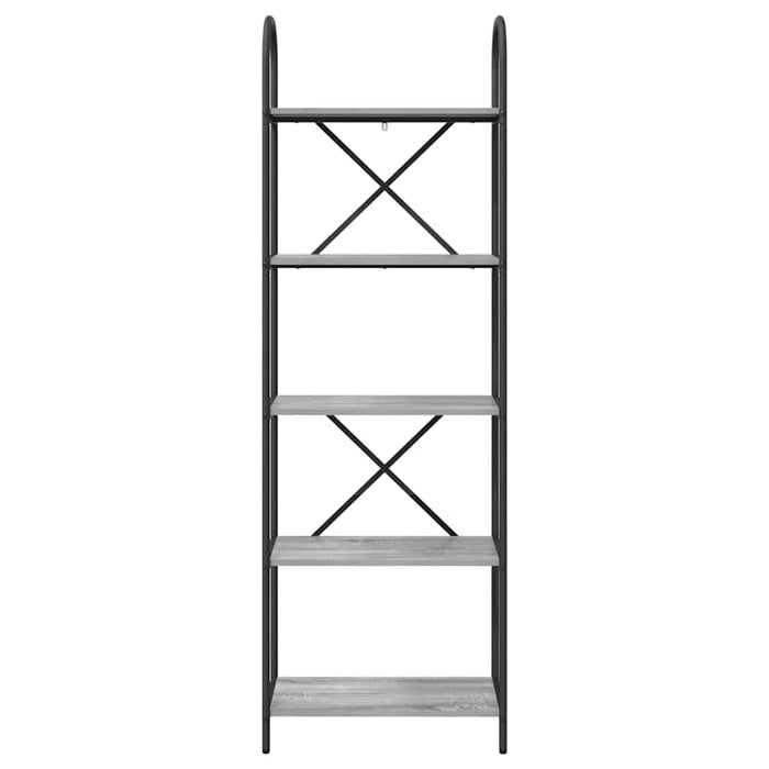 Raft pentru cărți sonoma gri 60 x 30 x 183 cm Lemn compozit - WALTI WALTI