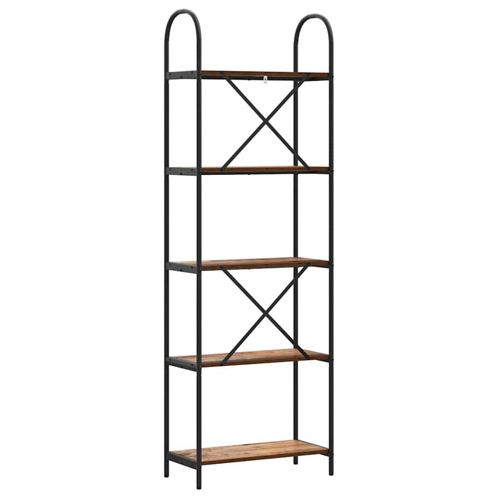 Raft pentru cărți Lemn vechi 60 x 30 x 183 cm Lemn compozit - WALTI WALTI