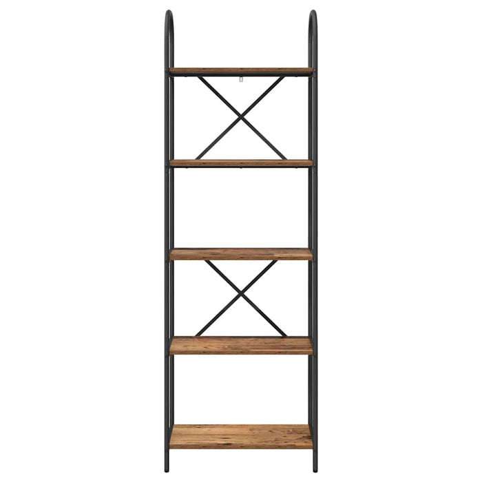 Raft pentru cărți Lemn vechi 60 x 30 x 183 cm Lemn compozit - WALTI WALTI