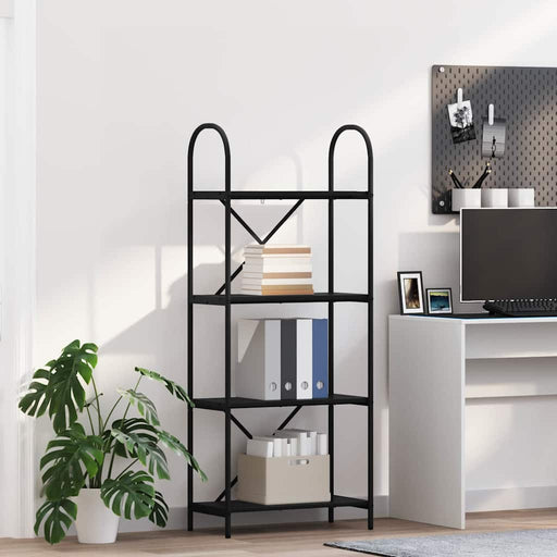 Raft pentru cărți Stejar negru 60 x 30 x 146 cm Lemn compozit - WALTI WALTI