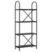 Raft pentru cărți Stejar negru 60 x 30 x 146 cm Lemn compozit - WALTI WALTI