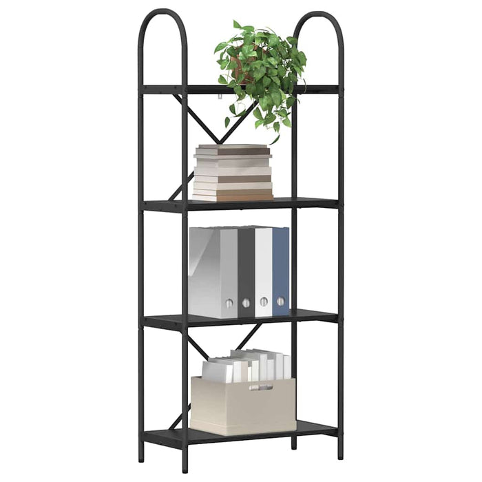 Raft pentru cărți Stejar negru 60 x 30 x 146 cm Lemn compozit - WALTI WALTI