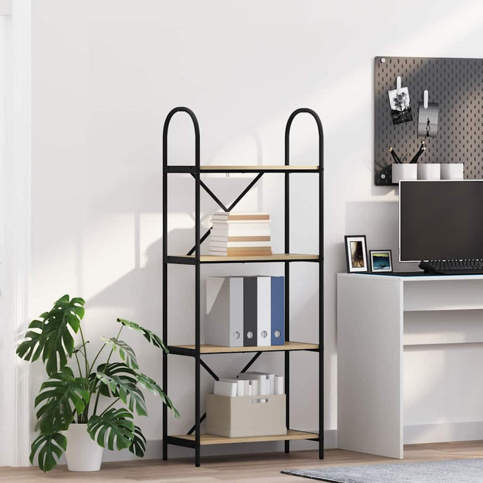 Raft pentru cărți Stejar sonoma 60 x 30 x 146 cm Lemn compozit - WALTI WALTI