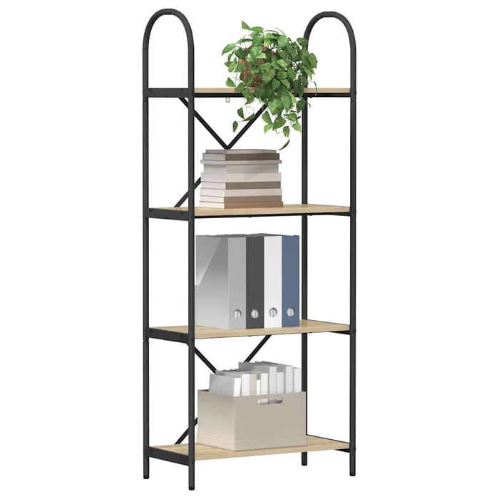 Raft pentru cărți Stejar sonoma 60 x 30 x 146 cm Lemn compozit - WALTI WALTI