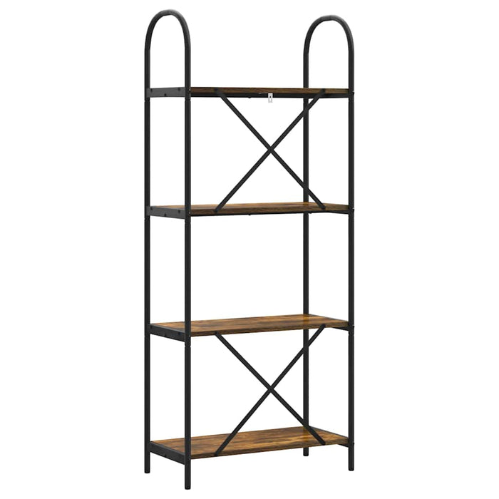 Raft pentru cărți Stejar afumat 60 x 30 x 146 cm Lemn compozit - WALTI WALTI