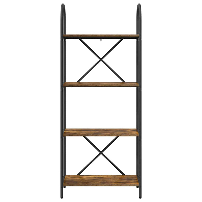 Raft pentru cărți Stejar afumat 60 x 30 x 146 cm Lemn compozit - WALTI WALTI