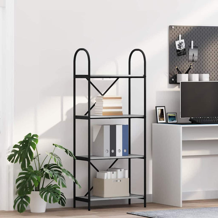 Raft pentru cărți sonoma gri 60 x 30 x 146 cm Lemn compozit - WALTI WALTI