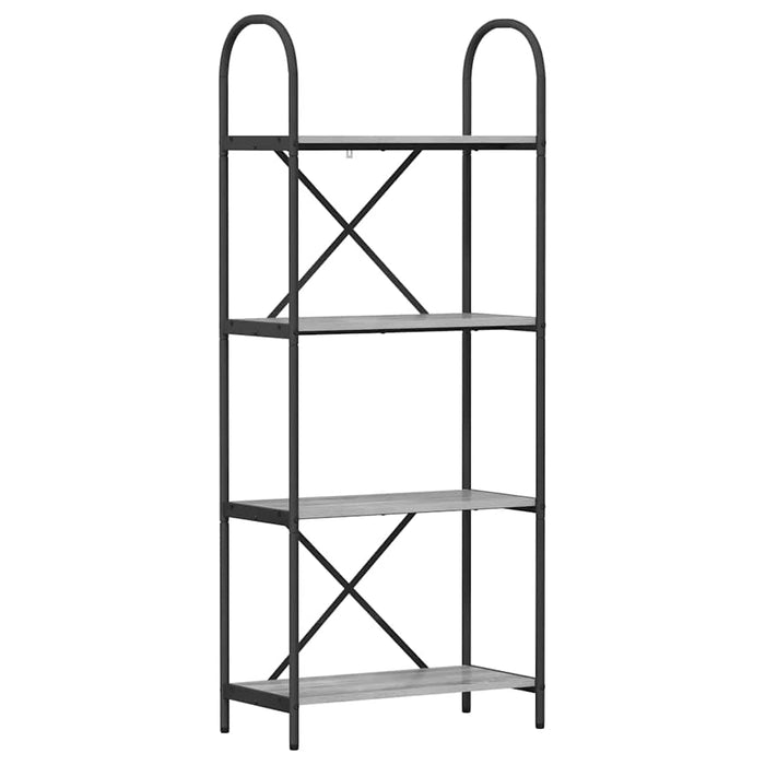 Raft pentru cărți sonoma gri 60 x 30 x 146 cm Lemn compozit - WALTI WALTI