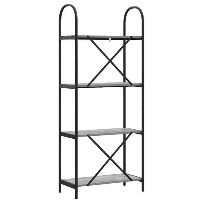 Raft pentru cărți sonoma gri 60 x 30 x 146 cm Lemn compozit - WALTI WALTI
