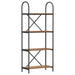 Raft pentru cărți Lemn vechi 60 x 30 x 146 cm Lemn compozit - WALTI WALTI