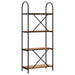 Raft pentru cărți Lemn vechi 60 x 30 x 146 cm Lemn compozit - WALTI WALTI